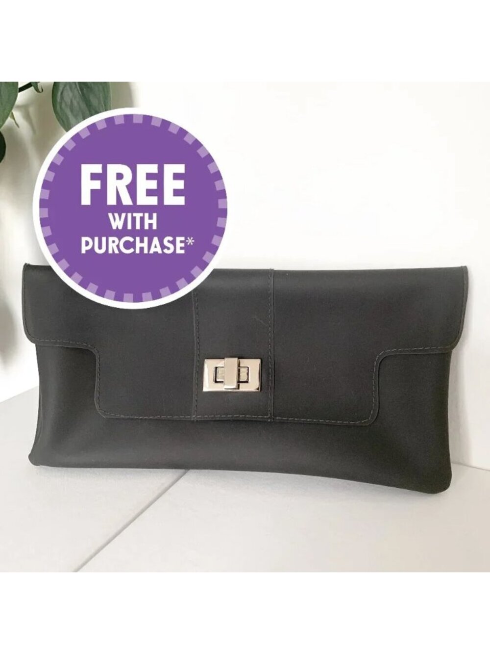 FREE with Purchase* | Y2K Plastic Cocktail Clutch Purse Silver Metal Clasp